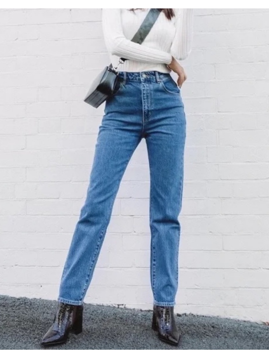 Rolla's Dusters High Rise Relaxed Blue Jeans Size 27